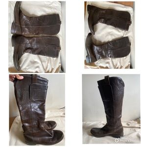 FRYE vintage leather Cowbow boots